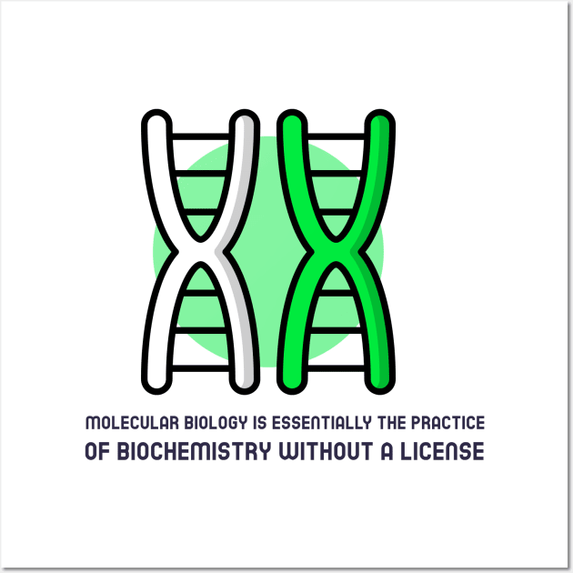 Molecular Biology Wall Art by Chemis-Tees